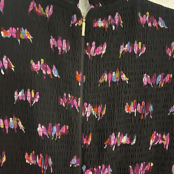 Kate Spade Love Birds Smocked Dress Size 8 - Picture 6 of 10